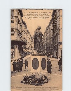 Postcard Place Saint Jean Monument, Brussels, Belgium