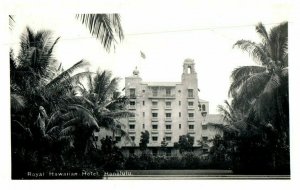 Royal Hawaiian Hotel Honolulu Hawaii Postcard RPPC