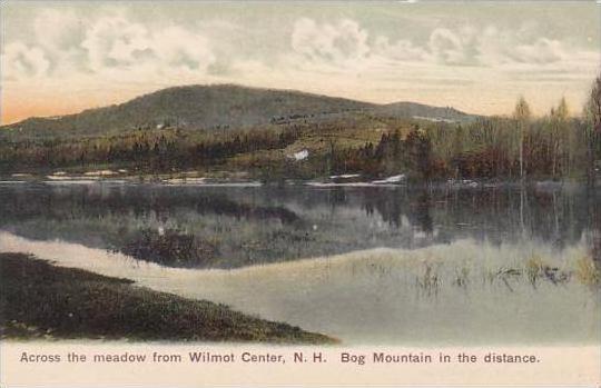 New Hampshire Bog Mountain In The Distance Across The Meadow From Wilmot Center