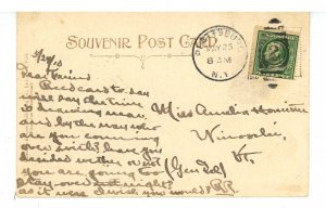 NY - Plattsburgh. The Convent (writing across picture)