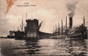 Sweden Lulea Malatuingskajen Svartön Luleå Vintage Postcard C213