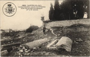 CPA SAINTES-Ancien Cimetiere romain de St-Saloine (45461)