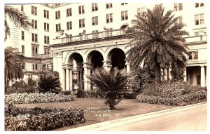 RPPC Postcard Entrance to the Breakers Hotel  Palm Beach Florida 1941