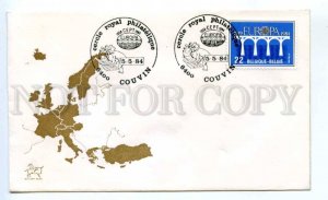 418878 BELGIUM 1984 year Europa CEPT Couvin COVER