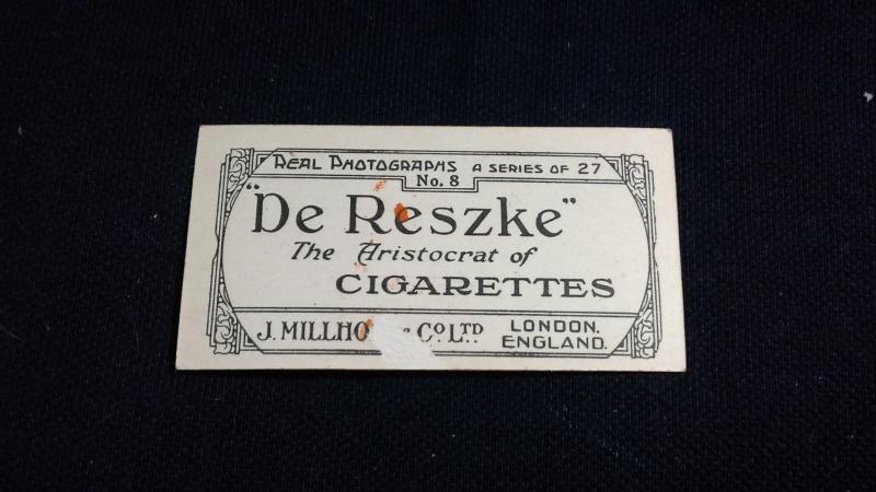 De Reszke Cigarette Card No 8 Somebody's Darling