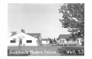 Wall South Dakota Buckstead's Modern Cabins Real Photo Vintage Postcard AA13015