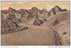 View Of Pinnacles The Badlands Nat Monument South Dakota Albertype