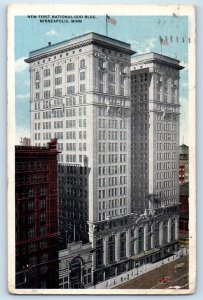 1916 Minneapolis Minnesota MN Vintage Postcard New First National Soo Building
