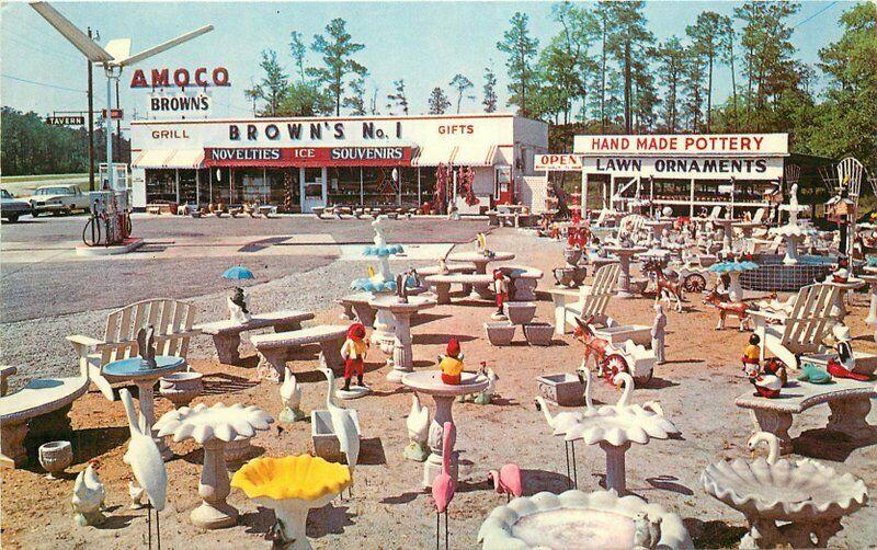 Amoco Gas Station Amusement Brown's #1 Gifts Rocky Mountain North Carolina 4343