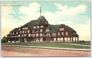 Red Swan Inn Warwick NY Postcard c.1910s Artino Series Posted