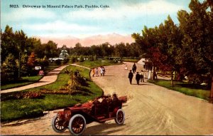 Colorado Pueblo Driveway In Mineral Palace Park