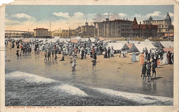 The Bathing Beach in Cape May, New Jersey