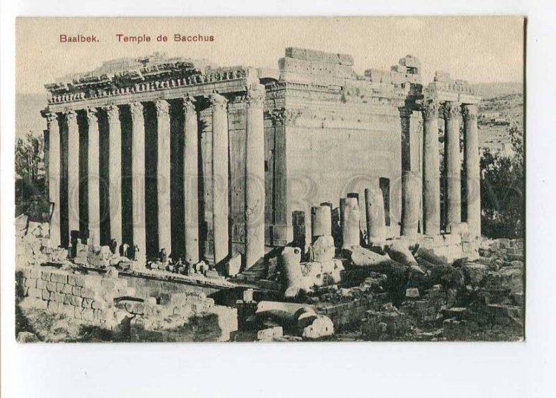 3031215 SYRIA BAALBEK Temple of BACCHUS Vintage PC