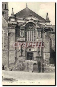 Old Postcard Laval Cathedrale L'Entree