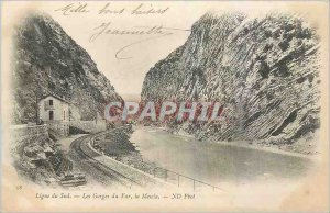 Old Postcard South Line Gorges du Var Mescla