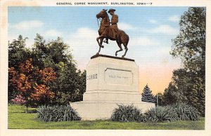 General Corse Monument Burlington, Iowa