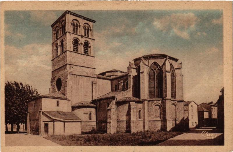 CPA BELLEVILLE-sur-SAONE Abside de l'Église (444189)