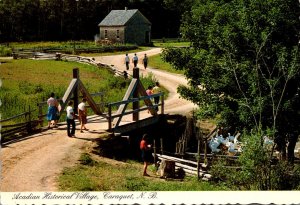 Canada New Brunswick Caraquet Acadian Historical Village 1989