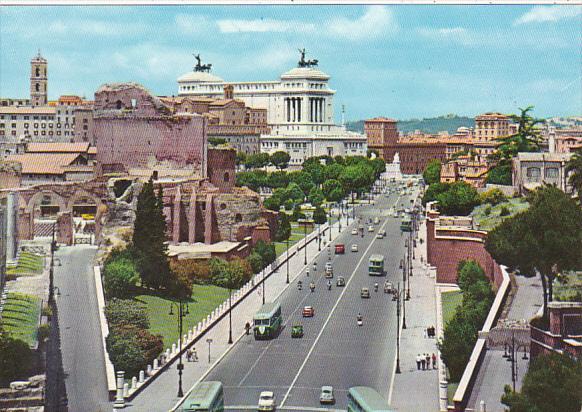 Italy Roma Rome Via dei Fori Imperiali