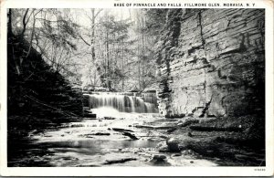 Vtg 1920s Base of Pinnacle and Falls Fillmore Glen Moravi New York NY Postcard