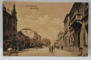 Germany Offenburg Bahnhofstrasse Postcard 1905 Dr. Trenkler Co. Postcard N12
