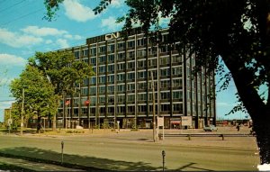 Canada New Brunswick Moncton C N Building On Main Street