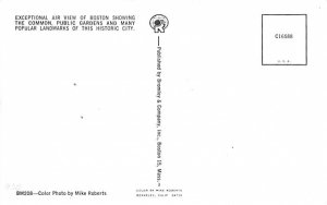 Air View of Boston Massachusetts Postcard