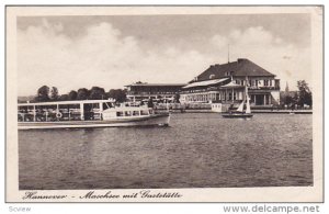 Maschsee Mit Gaststatte, Hannover (Lower Saxony), Germany, 1910-1920s