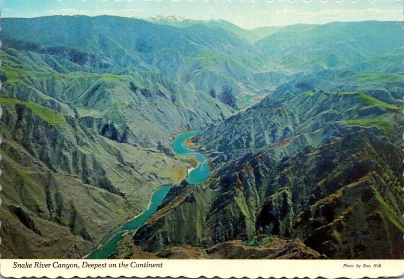 Idaho Snake River Canyon Deepest On The Continent