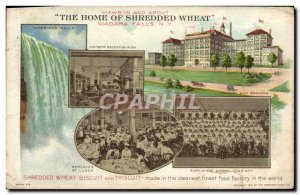 Old Postcard The Home of shredded Wheat Niagara Falls New York