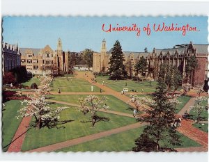 Postcard Quadrangle, University Of Washington, Seattle, Washington