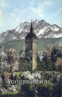 Wachtturm und Pilatus Luzern Swizerland Unused 