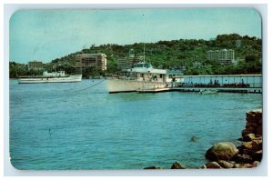 c1960 Yates Fiesta Seacloud Sightseeing Yachts Acapulco Mexico Vintage Postcard 