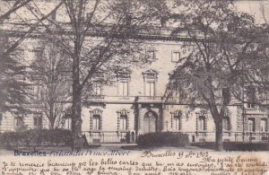 Belgium Brussels Palais du Prince Albert 1902