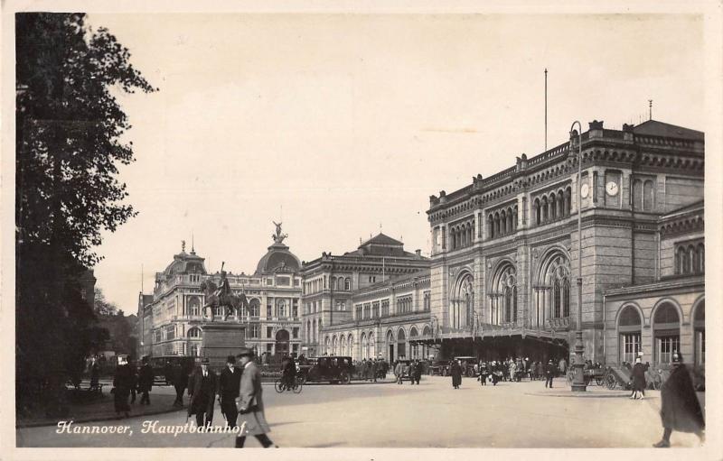 BG19809 hannover hauptbahnhof real photo germany