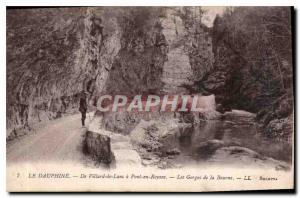 Old Postcard The Dauphine From Villard de Lans has Pont in Royans Gorges of t...