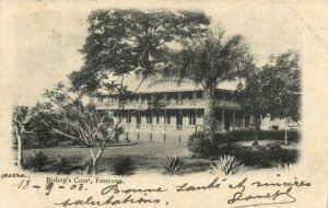 PC CPA SIERRA LEONE, FREETOWN, BISHOP'S COURT, Vintage Postcard (b24781)