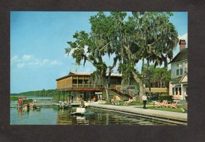 FL Yardarm Restaurant Homosassa Springs nr St Petersburg Florida Postcard