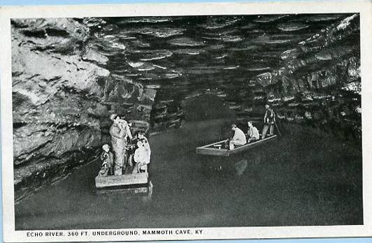 KY - Mammoth Cave, Echo River, 360 Feet Underground