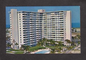 FL Coral Ridge Towers Apartments Ft Fort Lauderdale Florida Postcard