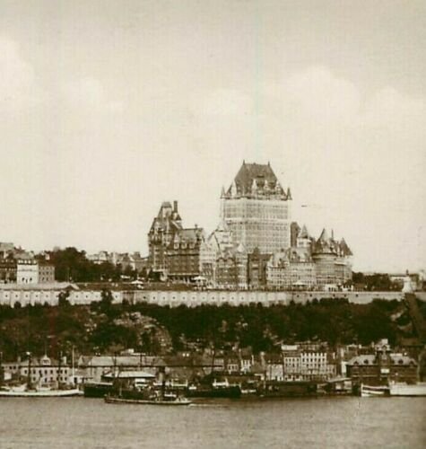 RPPC Postcard Quebec City Panoramic View Chateau Frontenac 