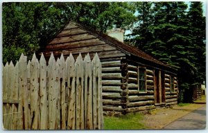 M-30056 Officer's Quarters Stockade Fort Wilken State Park Copper Harbor Mich...