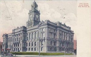 Iowa Des Moines Polk County Court House