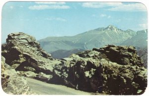 Long's Peak Seen From Rocky Mountain National Park, Colorado, Vintage Postcard