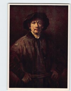 Postcard The large self-portrait By Rembrandt, Kunsthistorisches Museum, Austria