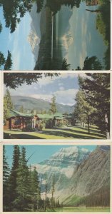 The Cottages at Jasper Park Lodge 3x Canada Colour 2x Postcard