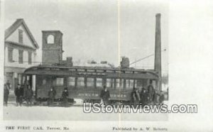 Real Photo, First Car in Turner, Maine