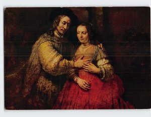 Postcard The Bridal Couple, called The Jewish Bride By Rembrandt, Netherlands