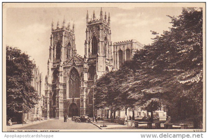 England York The Minster West Front