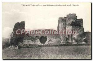 Postcard Ancient Ruins Of Castle Talmont